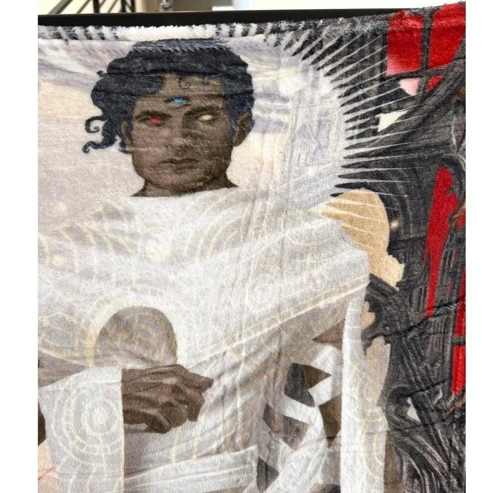 Jay Kristoff LitJoy Nevernight Chronicles Mia Corvere Fleece Blanket 51x71.5 NEW